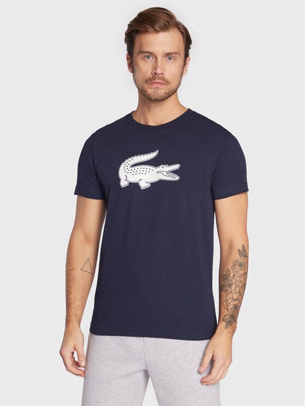 Lacoste Lacoste T-shirt TH2042 Tamnoplava Regular Fit