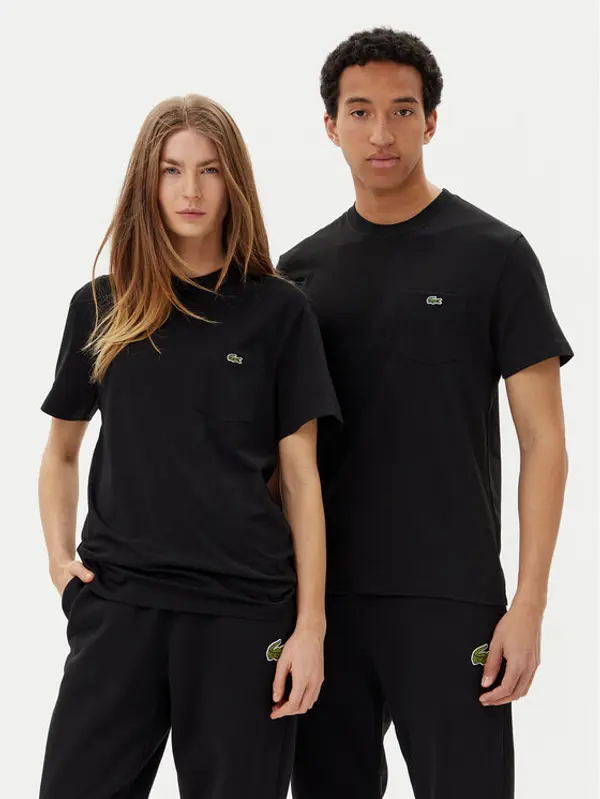 Lacoste Lacoste T-shirt TH2827 Crna Regular Fit