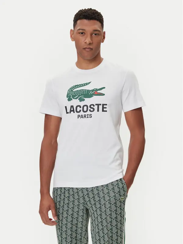 Lacoste Lacoste T-shirt TH5634 Bijela Regular Fit