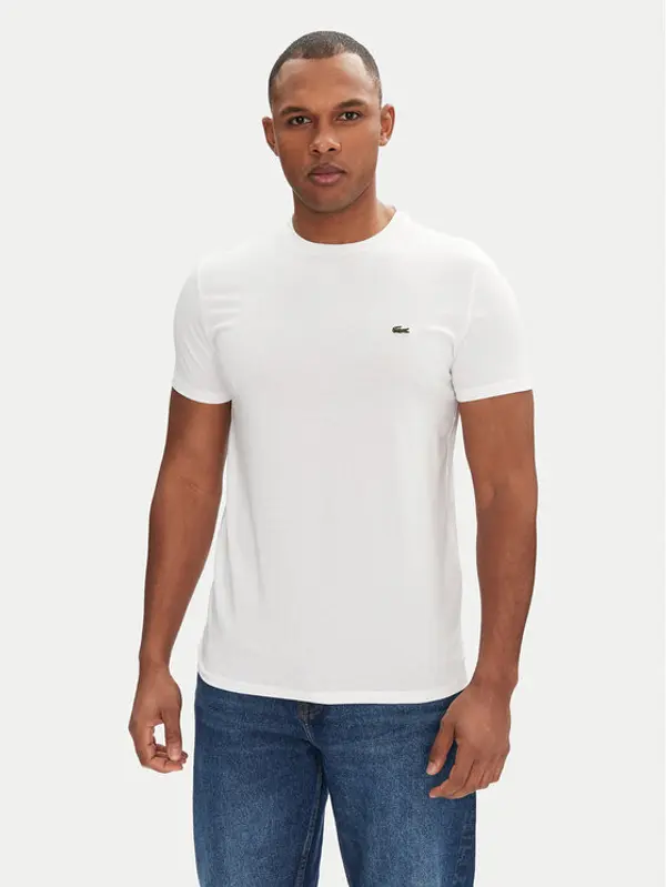 Lacoste Lacoste T-shirt TH6709 Bijela Regular Fit