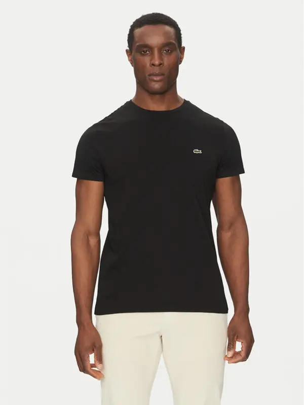 Lacoste Lacoste T-shirt TH6709 Crna Regular Fit