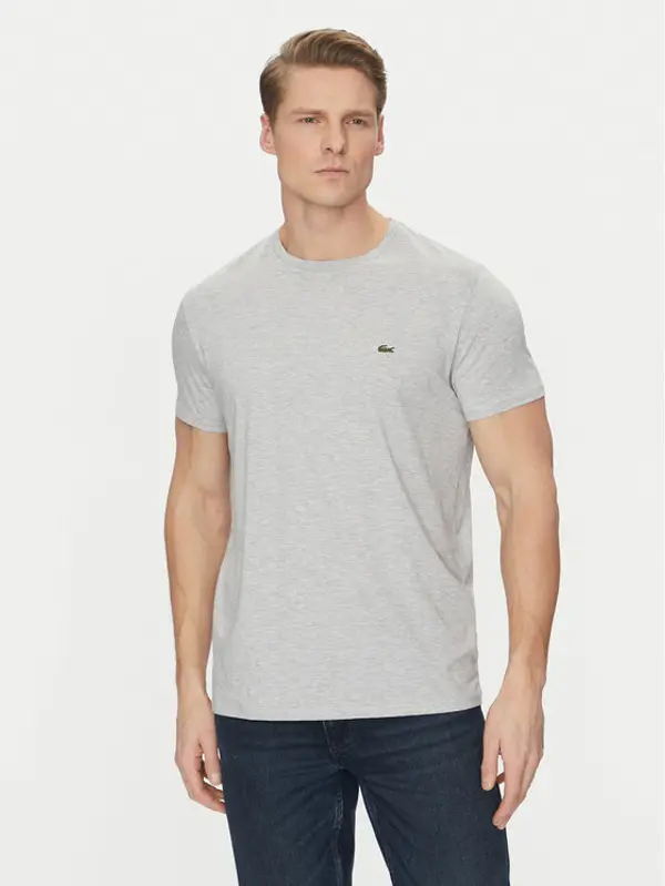 Lacoste Lacoste T-shirt TH6709 Siva Regular Fit