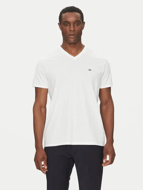 Lacoste Lacoste T-shirt TH6710 Bijela Regular Fit