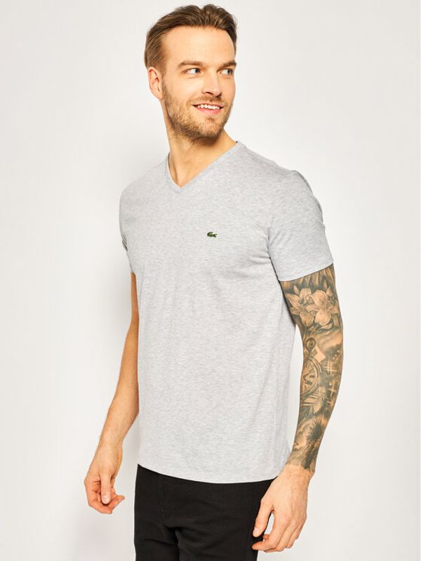 Lacoste Lacoste T-shirt TH6710 Siva Regular Fit