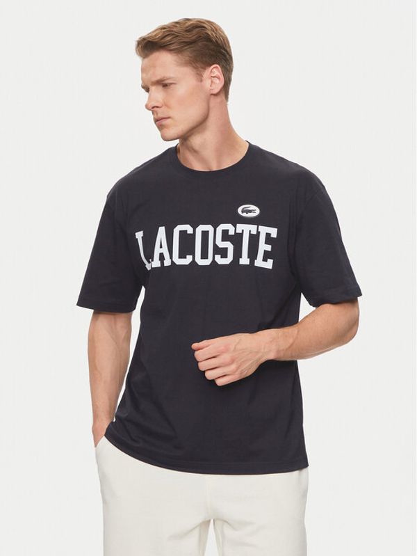 Lacoste Lacoste T-shirt TH7411 Tamnoplava Regular Fit