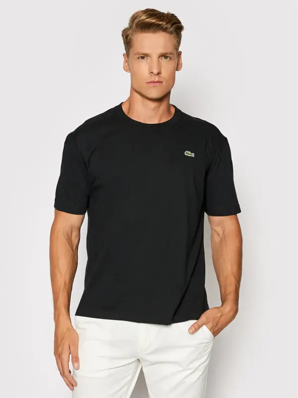 Lacoste Lacoste T-shirt TH7618 Crna Regular Fit