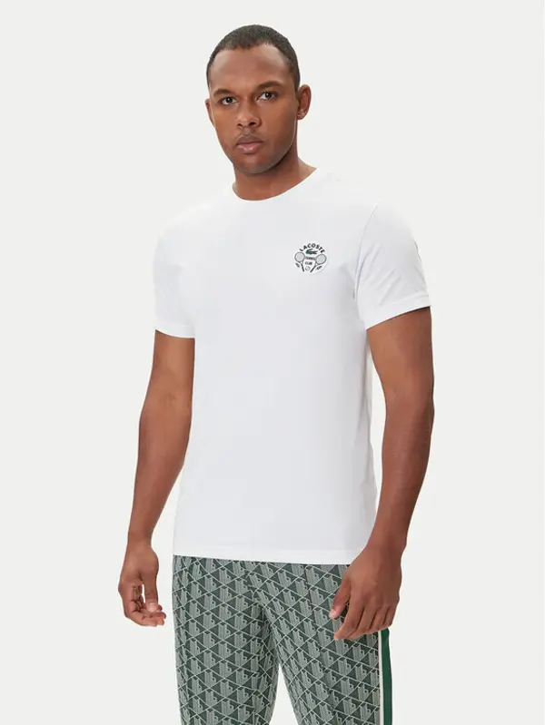 Lacoste Lacoste T-shirt TH7712 Bijela Regular Fit