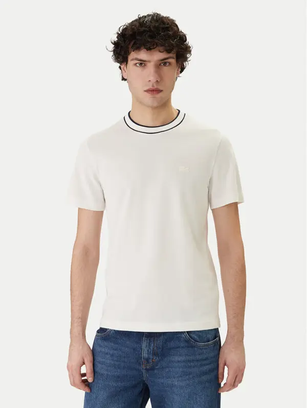 Lacoste Lacoste T-shirt TH8174 Bijela Regular Fit