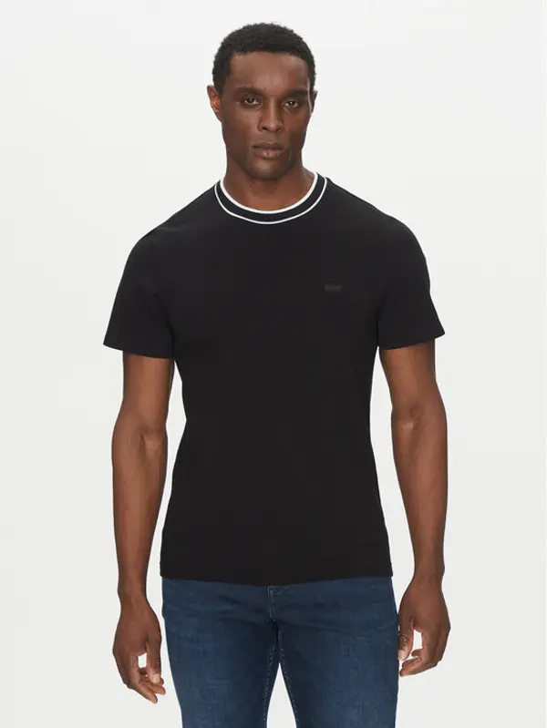 Lacoste Lacoste T-shirt TH8174 Crna Regular Fit