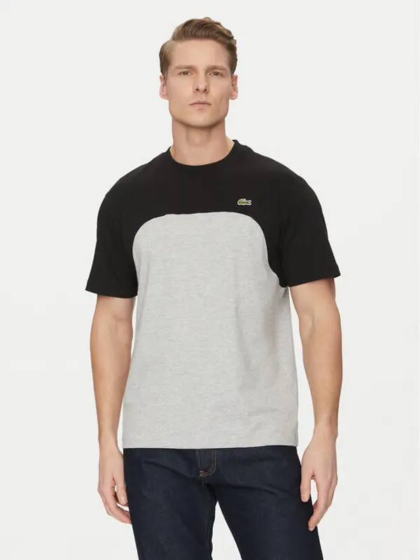 Lacoste Lacoste T-shirt TH9551 Siva Classic Fit