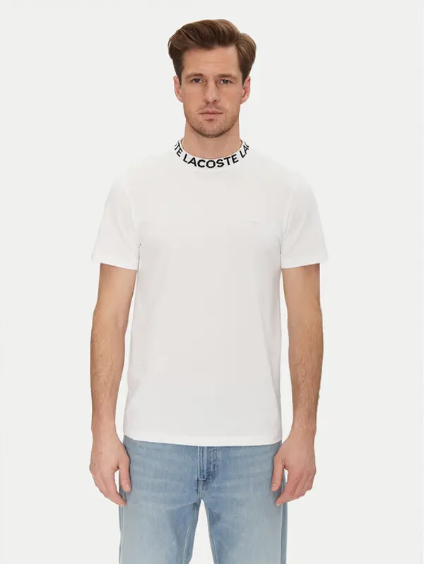 Lacoste Lacoste T-shirt TH9582 Bijela Regular Fit