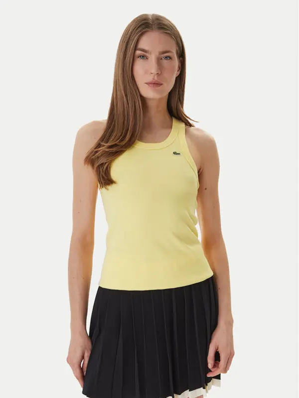 Lacoste Lacoste Top TF5388 Žuta Slim Fit
