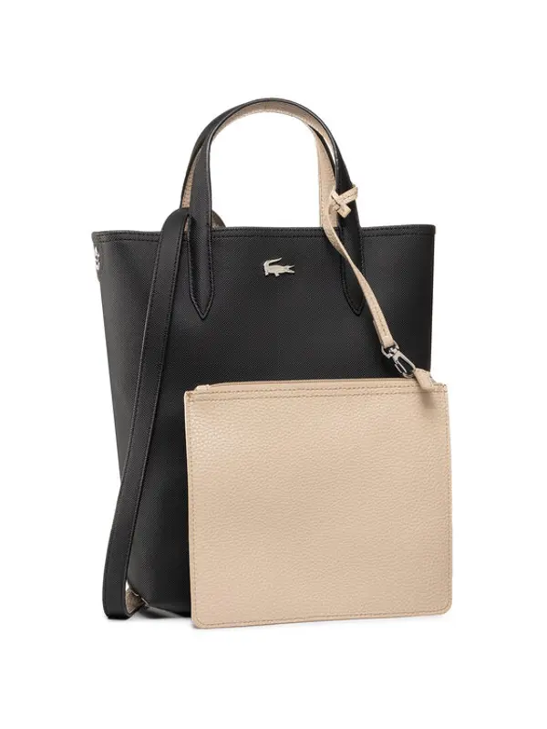 Lacoste Lacoste Torbica Vertical Shopping Bag NF2991AA Crna