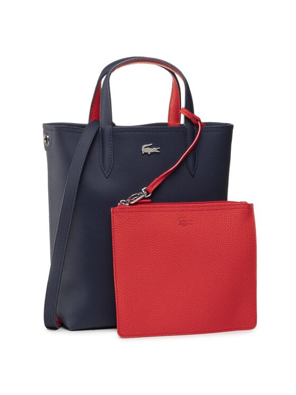 Lacoste Lacoste Torbica Vertical Shopping Bag NF2991AA Tamnoplava