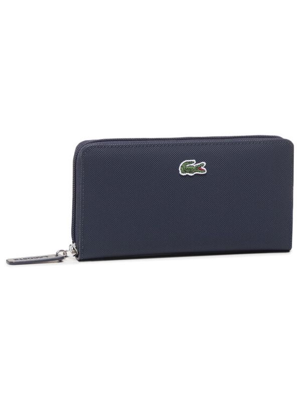 Lacoste Lacoste Veliki ženski novčanik L Zip Wallet NF2900PO Tamnoplava