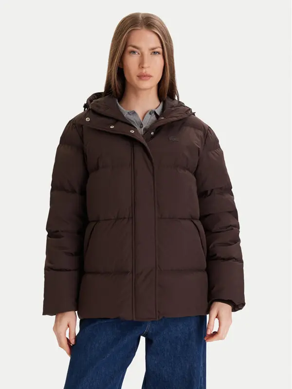 Lacoste Lacoste Zimska jakna BF2608 Smeđa Regular Fit