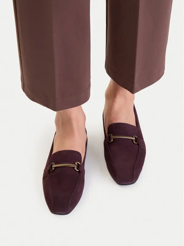 LASOCKI Lasocki Loaferice CEO-RST-ROMI-83 Tamnocrvena