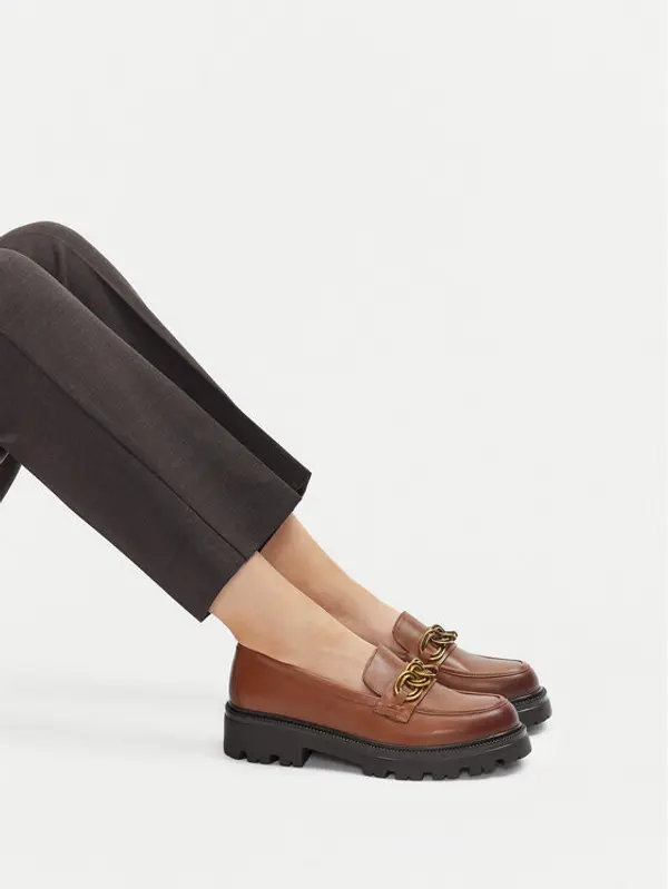 LASOCKI Lasocki Loaferice CEO-WI33-CSA538-SANDY-43 Smeđa