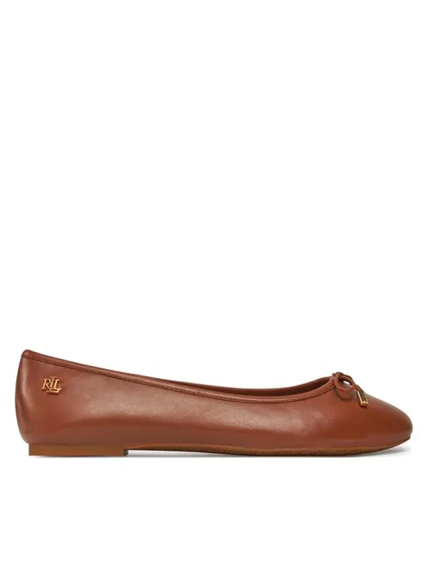 Lauren Ralph Lauren Lauren Ralph Lauren Balerinke 802940603002 Smeđa