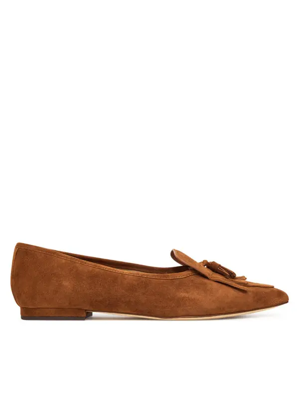 Lauren Ralph Lauren LAUREN RALPH LAUREN Balerinke 802P04175002 Smeđa