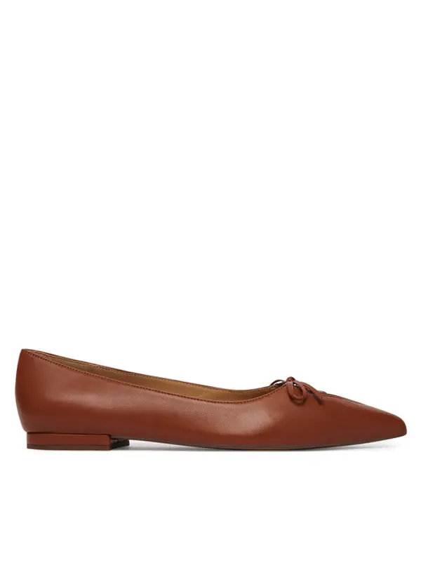 Lauren Ralph Lauren LAUREN RALPH LAUREN Balerinke 802P06376001 Smeđa