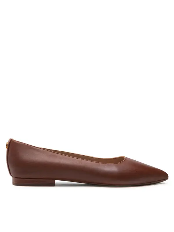 Lauren Ralph Lauren LAUREN RALPH LAUREN Balerinke Londyn 802862706002 Smeđa