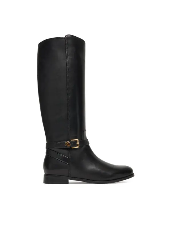 Lauren Ralph Lauren LAUREN RALPH LAUREN Čizme ispod koljena Brooke Tll 2 Bo Tal 802967769001 Crna