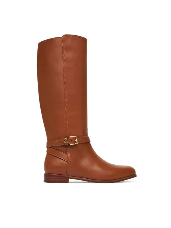 Lauren Ralph Lauren LAUREN RALPH LAUREN Čizme ispod koljena Brooke Tll 2 Bo Tal 802974383001 Smeđa