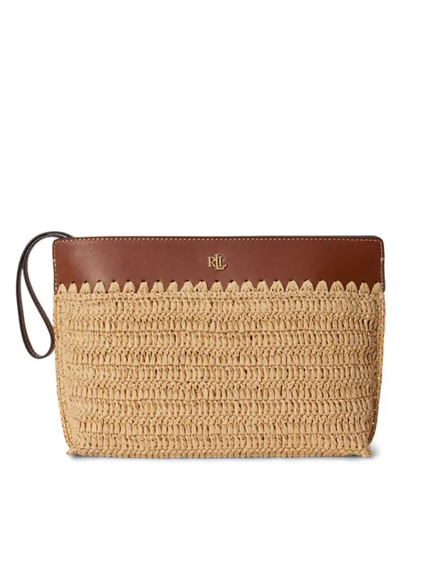 Lauren Ralph Lauren LAUREN RALPH LAUREN Clutch torbica 432P10519001 Smeđa