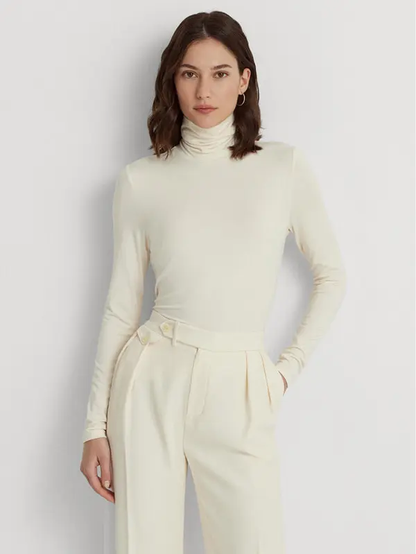 Lauren Ralph Lauren Lauren Ralph Lauren Dolčevita 200810393004 Écru Slim Fit