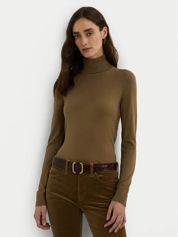 Lauren Ralph Lauren LAUREN RALPH LAUREN Dolčevita 200940470005 Smeđa Slim Fit