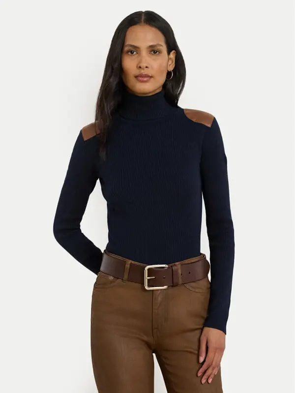Lauren Ralph Lauren LAUREN RALPH LAUREN Dolčevita 200951386008 Tamnoplava Slim Fit