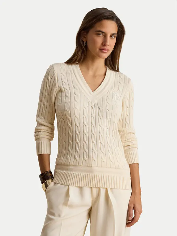 Lauren Ralph Lauren LAUREN RALPH LAUREN Džemper 200888795011 Krem Relaxed Fit