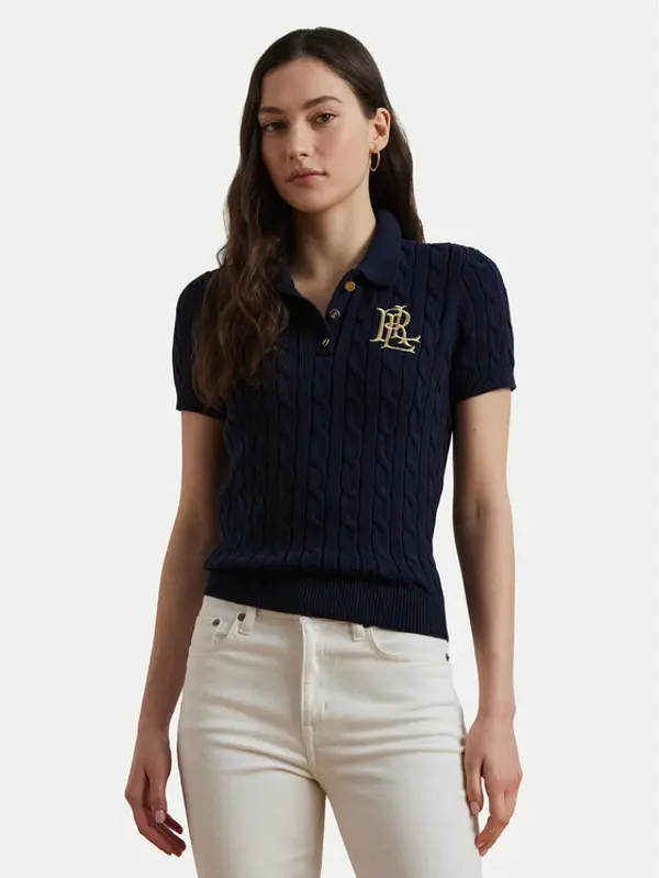 Lauren Ralph Lauren LAUREN RALPH LAUREN Džemper 200932224002 Tamnoplava Slim Fit