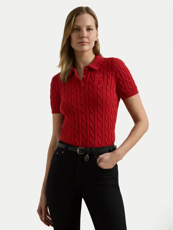 Lauren Ralph Lauren LAUREN RALPH LAUREN Džemper 200932224012 Crvena Slim Fit