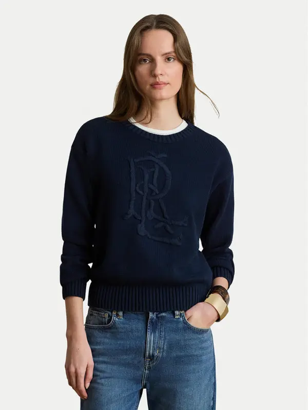 Lauren Ralph Lauren LAUREN RALPH LAUREN Džemper 200979653004 Tamnoplava Regular Fit