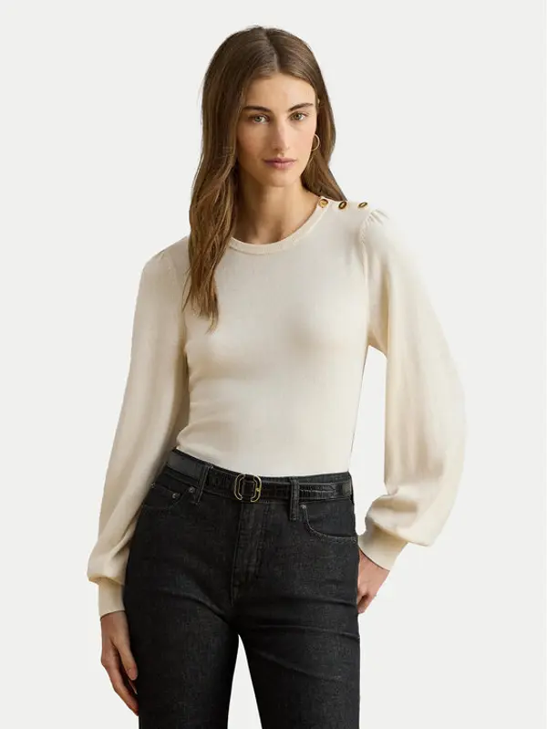 Lauren Ralph Lauren LAUREN RALPH LAUREN Džemper 200980974002 Bež Relaxed Fit