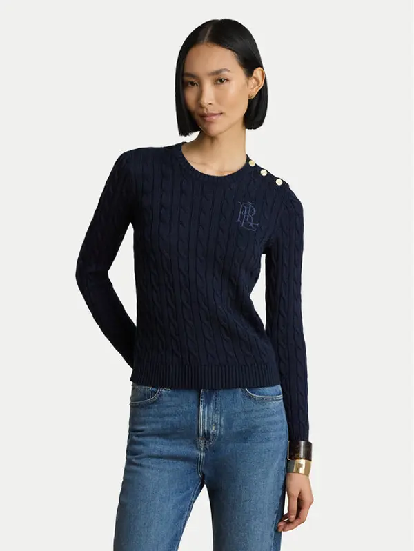 Lauren Ralph Lauren LAUREN RALPH LAUREN Džemper 200P14039002 Tamnoplava Regular Fit