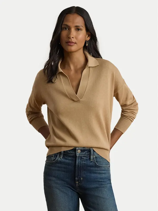 Lauren Ralph Lauren LAUREN RALPH LAUREN Džemper 200P14056004 Bež Regular Fit