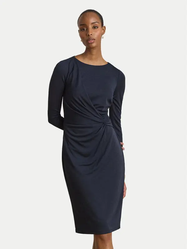Lauren Ralph Lauren LAUREN RALPH LAUREN Džemper haljina 200P14033001 Tamnoplava Slim Fit