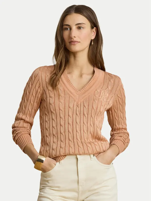 Lauren Ralph Lauren LAUREN RALPH LAUREN Džemper Meren 200888795012 Ružičasta Regular Fit