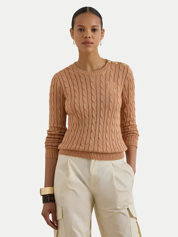 Lauren Ralph Lauren LAUREN RALPH LAUREN Džemper Montiva 200P14039005 Svijetlo roza Regular Fit