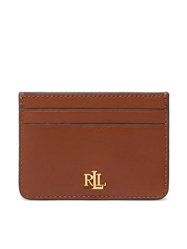 Lauren Ralph Lauren Lauren Ralph Lauren Etui za kreditne kartice Slim Card 432876732002 Smeđa