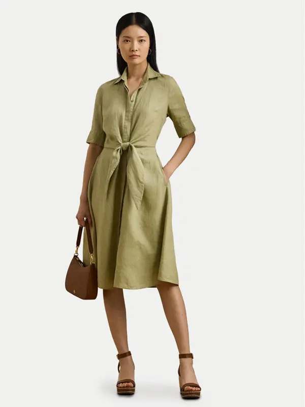 Lauren Ralph Lauren LAUREN RALPH LAUREN Haljina košulja 200905667015 Zelena Regular Fit
