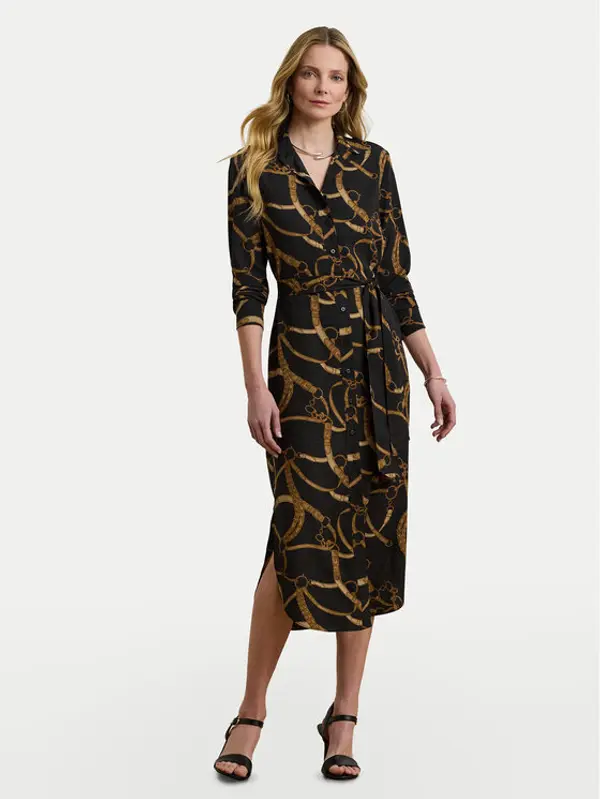 Lauren Ralph Lauren LAUREN RALPH LAUREN Haljina košulja 200978812001 Crna Straight Fit
