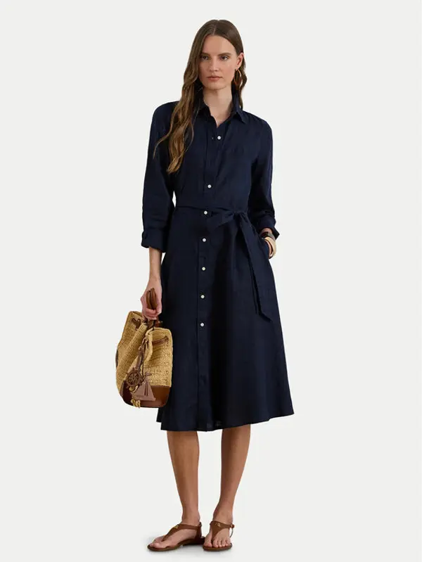 Lauren Ralph Lauren LAUREN RALPH LAUREN Haljina košulja 200P13686002 Tamnoplava Regular Fit