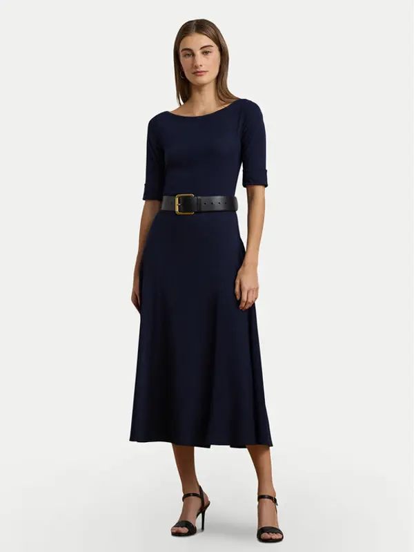 Lauren Ralph Lauren LAUREN RALPH LAUREN Haljina za svaki dan 200973599002 Tamnoplava Slim Fit