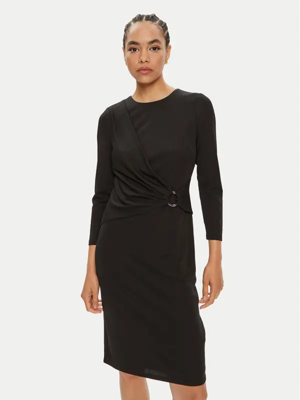 Lauren Ralph Lauren Lauren Ralph Lauren Haljina za svaki dan 250898916001 Crna Slim Fit