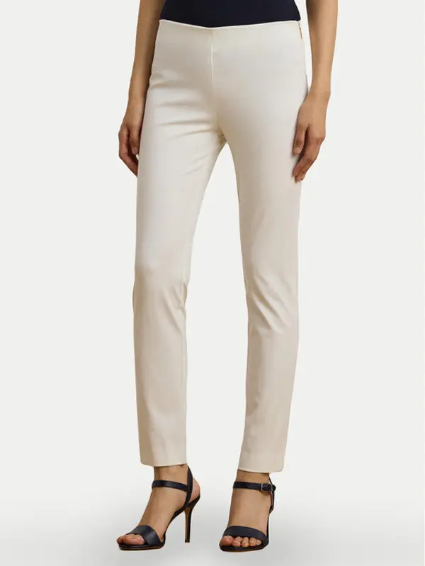 Lauren Ralph Lauren LAUREN RALPH LAUREN Hlače 200631310013 Bijela Slim Fit