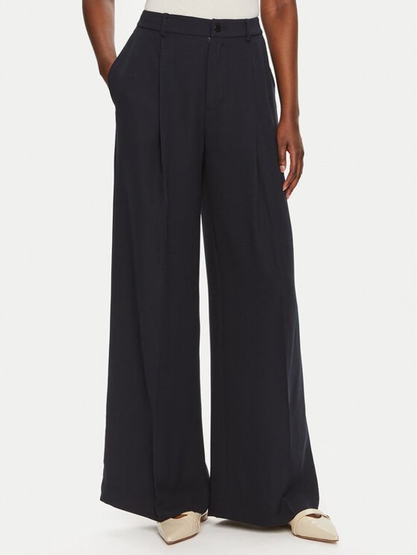 LAUREN RALPH LAUREN Lauren Ralph Lauren Hlače 200908891002 Tamnoplava Wide Leg